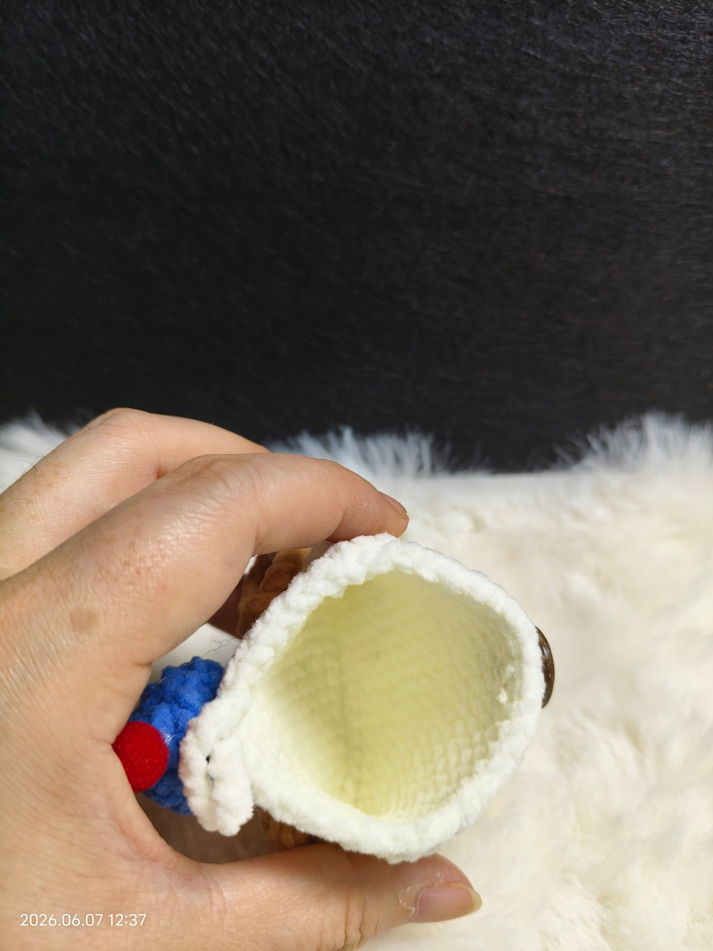 Crochet Dog Earphone Case | Handmade AirPods Pouch with Strap for Bag or Keychain