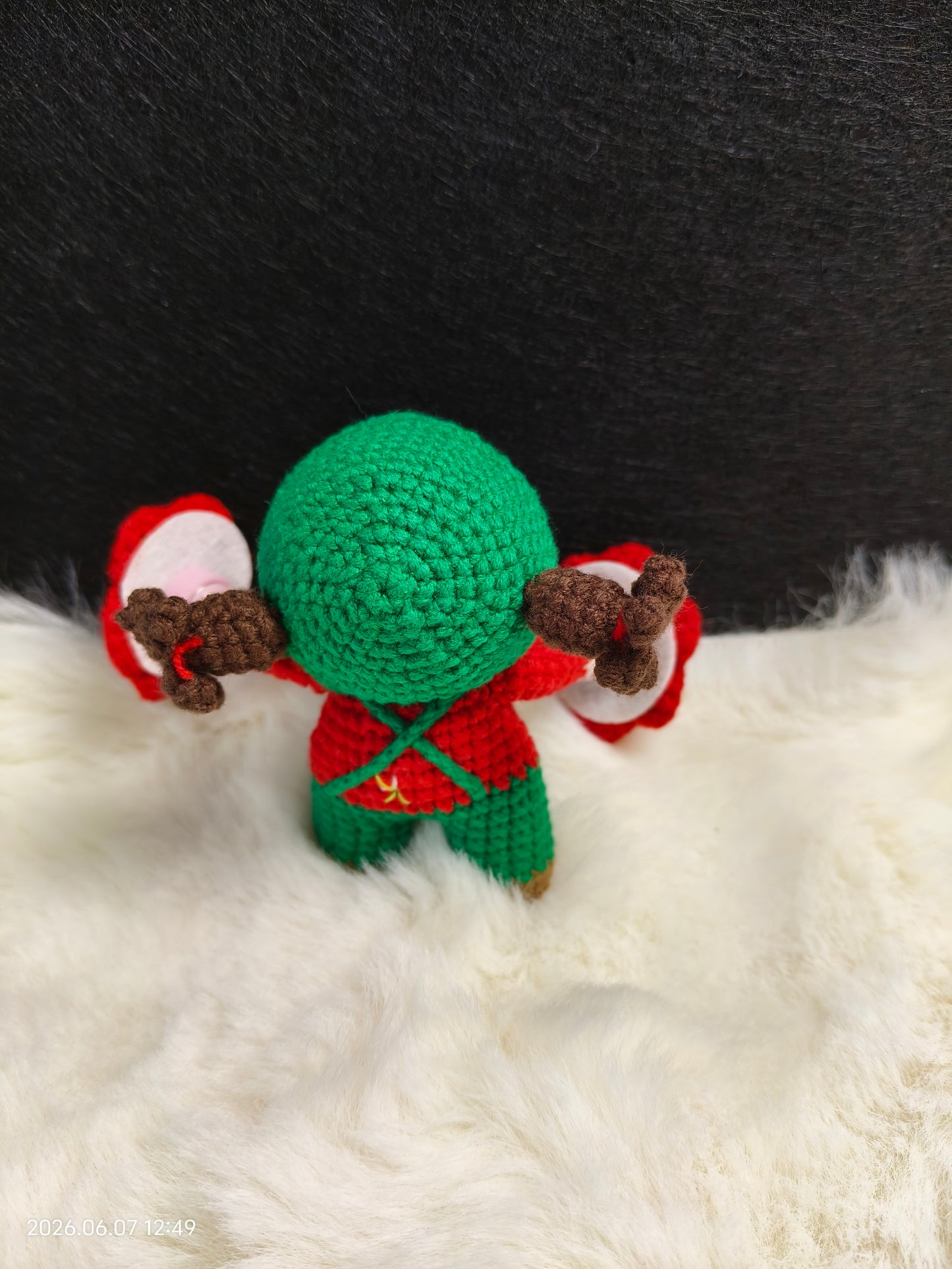 Crochet Dancing Girl Doll | Handmade Amigurumi with Movable Handkerchiefs