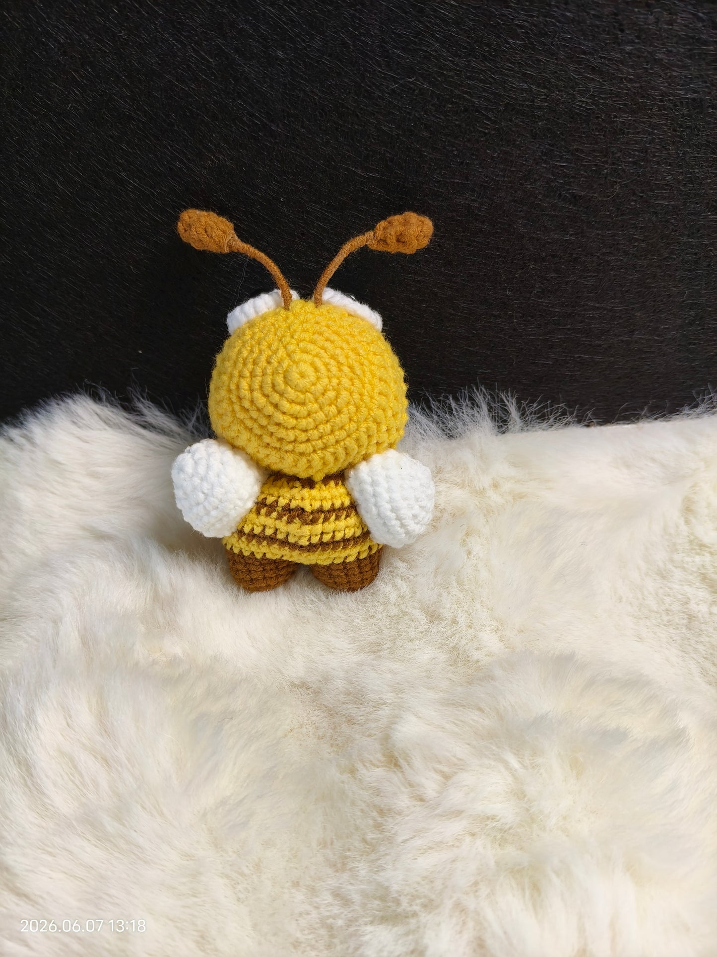Crochet Pig in Bee Costume | Handmade Amigurumi with Removable Bee Hat